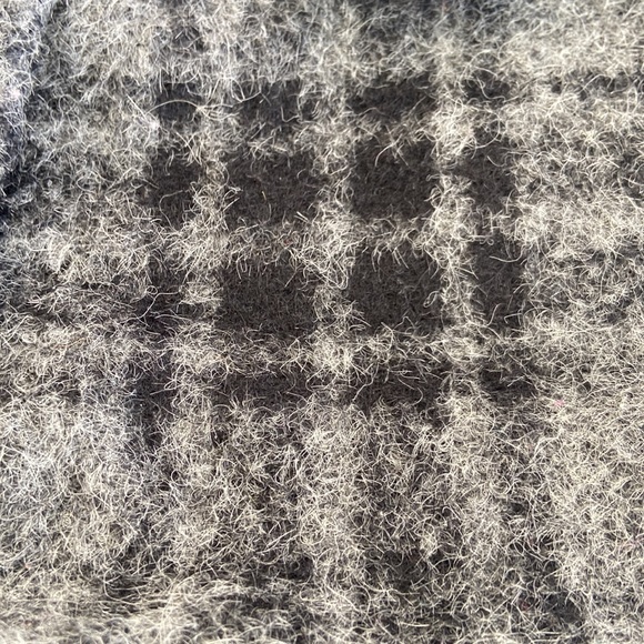 Rare! L.L. Bean Plaid Alpaca Wool Leather Handle Purse Satchel Handbag - Picture 11 of 13